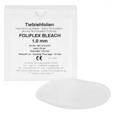 Foliflex Packung 20 darab, bleach transparent, Ø 120 mm, Stärke 1 mm