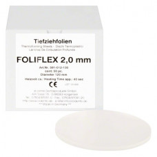 Foliflex Packung 50 darab, transparent, Ø 120 mm, Stärke 2 mm