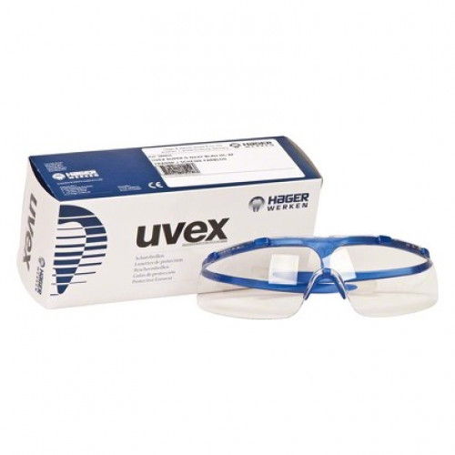uvex (Super G) (navy), Szemüvegek, kék, színtelen, Műanyag, 18 g, 1 darab