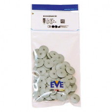 Ecoceram (18), Polírozó (Kerámia), szereletlen ISO 180 Lencse, finom, Szilíciumkarbid- Szilikon, 3 mm, 100 darab