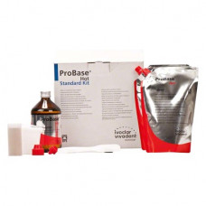 ProBase (Hot) (Pink-V) (Kit), Fogsor-műanyag, rózsaszín, erezett, 1 kg + 500 ml, 1 Csomag