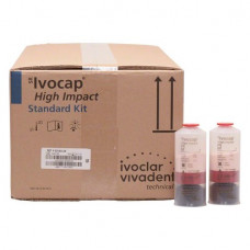 SR Ivocap High Impact (S) (Kit), Fogsor-műanyag, világos, sima, Melegkötő műanyag, 50 darab