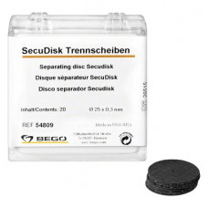 Secudisc, Szeparáló korongok, szereletlen ISO 250, 0,3 mm, 20 darab