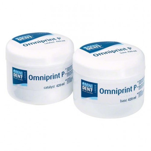 Omni (Omniprint) (Putty), Laborszilikon (Putty), nagyon magas konzisztencia, gyúrható, A-szilikon (VPS), 1:1, 2x1 darab