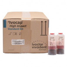 SR Ivocap High Impact (Pink-V Implant) (Kit), Fogsor-műanyag, rózsaszín, erezett, Melegkötő műanyag, 50 darab