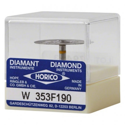 Diamantscheibe 353 darab, gelb ISO 190, RA