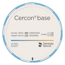 Cercon® Base - Stück   Ø 98 mm, H 18 mm, white
