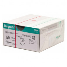 Dagrofil® Packung 36 Folien HR22, USP3/0, 75 cm, grün