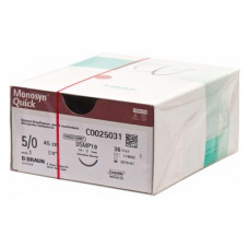 Monosyn® Packung 36 Folien ungefärbt, 45 cm, USP 5/0, DSMP19