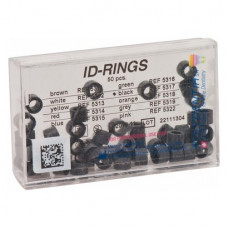 ID Ringe Packung 50 Ringe, fekete
