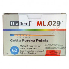 DiaDent® ML.029™ Guttapercha-csúcs, ISO 060, 120 darab