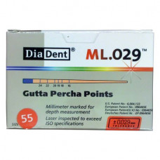 DiaDent® ML.029™ Guttapercha-csúcs, ISO 055, 120 darab