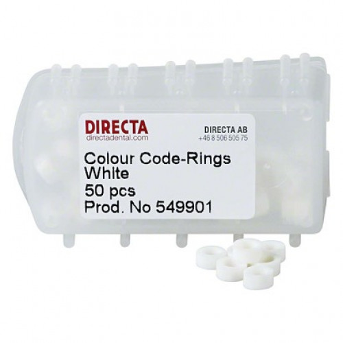 Colour Code Rings Packung 50 Ringe fehér