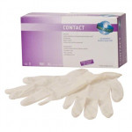 Contact (XL), Kesztyűk (Latex), nem steril, Egyszerhasználatos termék, Latex, XL, 100 darab