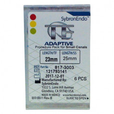 TF® Adaptive fájlok - csomag 6 db 23 mm-es (SM1, SM2, SM3, 3 K-fájlok)