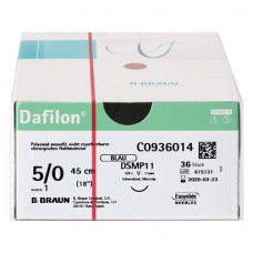 Dafilon® Packung 36 Folien blau, 45 cm, USP 5/0, DSMP11
