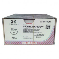 VICRYL™ RAPIDE Packung 36 darab, ungefärbt, 70 cm, SH PLUS, USP3/0, Stärke 2