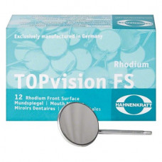 TOPvision FS Packung 12 Spiegel SS-Stiel 5 hohl, Ø 24 mm, Rhodium