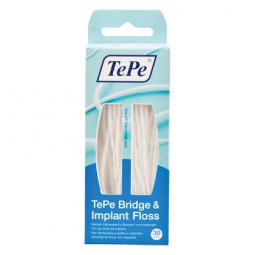 TePe® Bridge & Implant Floss Box 30 darab