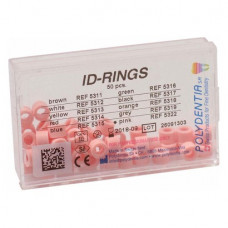 ID Ringe Packung 50 Ringe pink