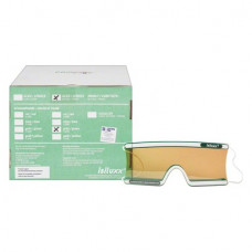 isiluxx védőszemüveg eldobható, zöld, színezett, 40 darab