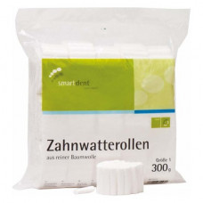 smartdent Zahnwatterollen Packung 300 g Größe 1