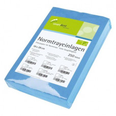 smartdent Normtrayeinlagen Packung 250 darab, 28 x 18 cm, kék