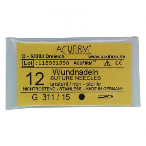 Wundnadeln Packung 12 x 12 darab, 311G/15
