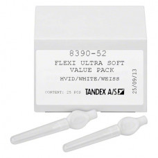 FLEXI Ultrasoft Packung 25 darab, fehér, Ø 0,45 mm