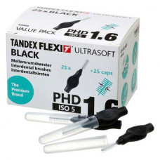 FLEXI Ultrasoft Packung 25 darab, fekete, Ø 0,8 mm