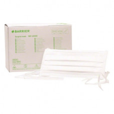 BARRIER® OP-Maske Special - Packung 60 Stück weiß, Bindebänder mit Formhalter