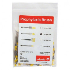 Prophylaxe Bürste, 100 darab, gelb, ISO 035, RA, Flamme