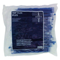 TOP FLEX Speichelsauger - 100 darabos csomag, dunkelblau - SALEA03-AKZ-MC-C44