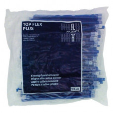 TOP FLEX Speichelsauger, 10 darab, dunkelblau