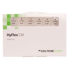 HyFlex® CM NiTi, reszelősorozat, Crown-down, 25 mm, S, 6 darab