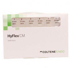 HyFlex® CM NiTi, reszelősorozat, Crown-down, 31 mm, S, 6 darab