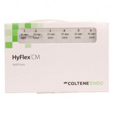 HyFlex® CM NiTi, reszelősorozat, Crown-down, 25 mm, M, 6 darab