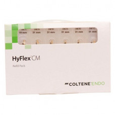HyFlex® CM NiTi, reszelősorozat, Crown-down, 21 mm, L, 6 darab