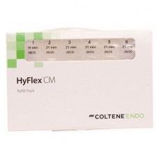 HyFlex® CM NiTi, reszelősorozat, Crown-down, 25 mm, L, 6 darab