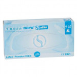 sempercare® Latexhandschuhe Packung 90 darab, XL, naturfehér