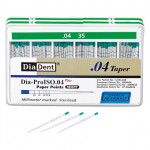 DiaDent® Dia-Pro papírcsúcs, Taper.04, ISO 035, 100 darab