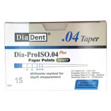 DiaDent® Dia-Pro papírcsúcs, Taper.04, ISO 015, 100 darab