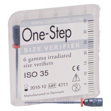One-Step Obturator™ utántöltő Verifier (Prüfinstrumente) Taper.03 ISO 035, 6 darab
