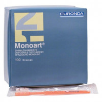 Monoart® Einmalzahnbürsten Box 100 darab, orange