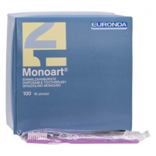 Monoart® Einmalzahnbürsten Box 100 darab, lila