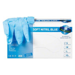 SOFT® BLUE - 200 darabos csomag, púdermentes, kék, S - 8002-200