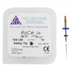 FKG RaCe gyökércsatorna tágító, gépi, 31 mm ISO 010, 6%, 5 darab
