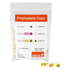 Prophy-Cups Packung 100 Stück gelb, ISO 060, RA