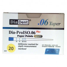 DiaDent® Dia-Pro papírcsúcs, Taper.06, ISO 020, 100 darab