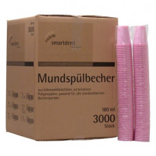 smartdent Mundspülbecher Karton 3.000 darab, rosa